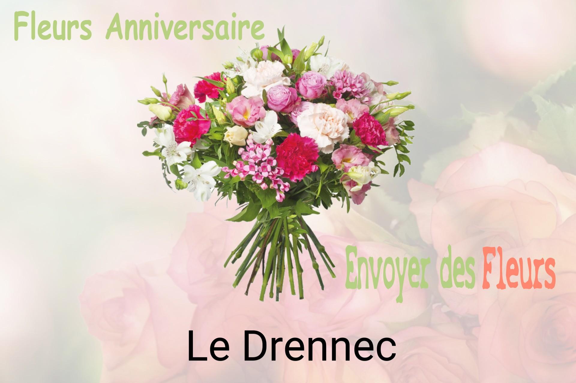 Bouquet de fleurs d’anniversaire livré à Le Drennec