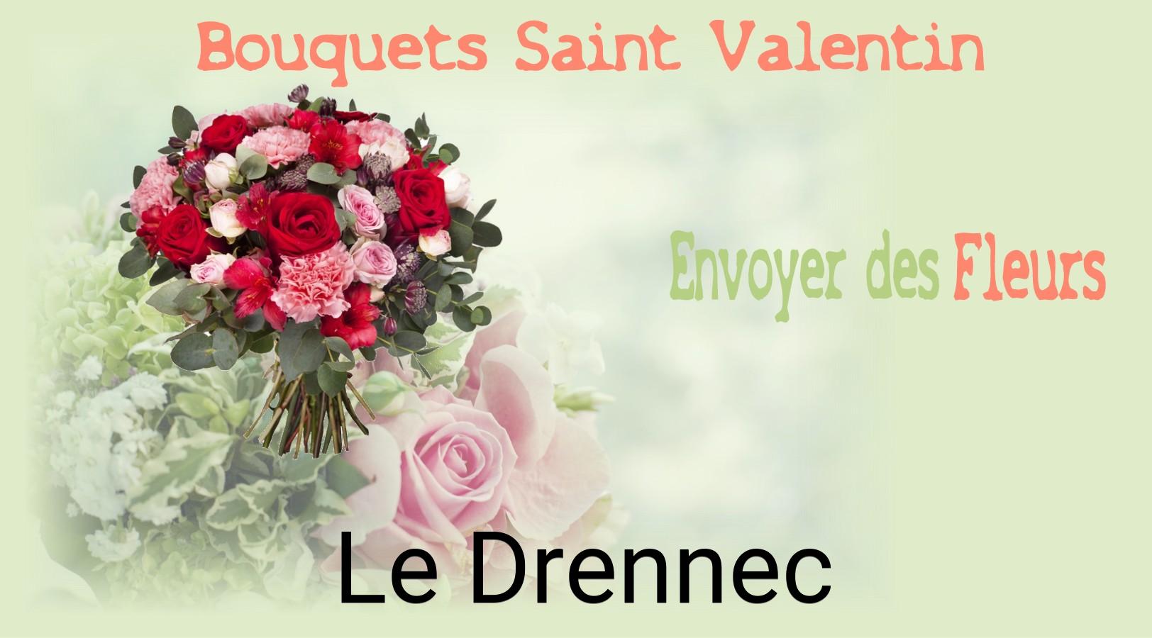 Roses de Saint-Valentin livrées à Le Drennec